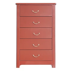 Комод "Olivia individual" на пять ящиков арт 3005R в интерьере