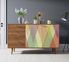 Комод "Berber" с двумя дверками и ящиками 16 принт арт BB05/Print_16 на заказ в интернет-магазине