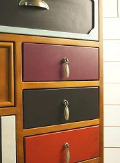 фото Комод «Gouache Birch» вертикальный арт M10535ETG/1