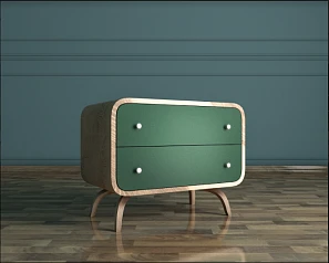 красивые Комод "Ellipse" с двумя ящиками арт EL02G