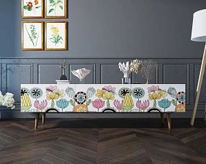 заказать Комод "Berber" с ящиками низкий под TV арт BB19/Print_03