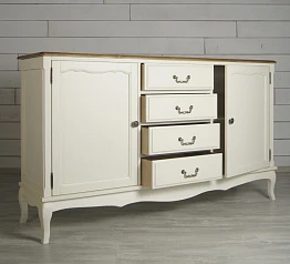 красивый Бежевый комод "Leontina" с дверками и ящиками арт ST9351 в интернет-магазине