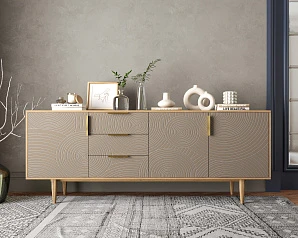купить красивый Комод "Line" удлиненный R25/beige в интернет-магазине