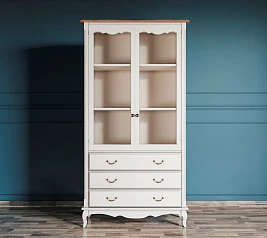 купить Шкаф "Leontina" для посуды высокий 3 ящика арт ST9355/3