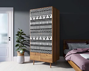 купить Шкаф двухстворчатый "Berber" принт 19 арт BB16/Print_19 в интернет-магазине