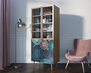 Буфет "Berber" малый принт 32 арт BB30/Print_32 в интерьере