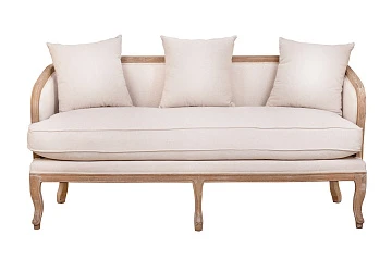 Диван ретро Nora бежевый в интернет-магазине