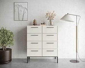 купить стильные Комод на восемь ящиков "Nicole" арт NEM20 в интернет-магазине