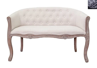 купить стильный Двухместный диван Kandy Double Beige цвет темно серый в интернет-магазине