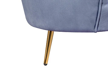 заказать Трехместный диван ракушка для гостиниц Pearl Triple Blue