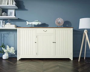 купить стильный Бежевый комод Olivia 3 двери/1 ящик арт GA5005B в интернет-магазине