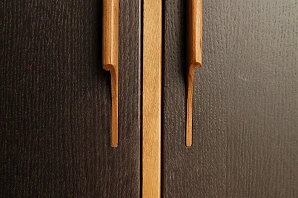 купить красивый Шкаф двустворчатый  "Bruni Black" с двумя ящиками арт BR27/2Black в интернет-магазине