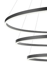Люстра Orblaze 3 rings 1000 black в интернет-магазине