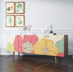 Комод "Berber" удлиненный принт 5 арт BB11/Print_05 на заказ в интернет-магазине