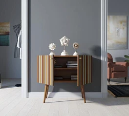 Комод на высоких ножках "Berber" малый принт 20 арт BB13/Print_20 в интернет-магазине