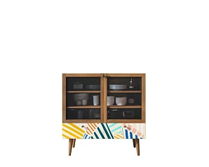 фото Буфет низкий "Berber" принт 42 арт BB47/Print_42 в интерьере