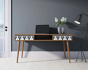 красивый Стол рабочий "Berber" принт 19 арт BB18/Print_19 на заказ