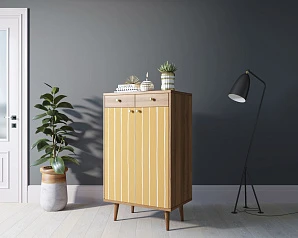заказать Комод "Berber" два ящика и дверки 43 принт арт BB46/Print_43 в интернет-магазине