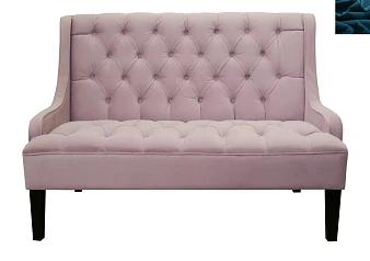 Американский диван Sommet Violet синий в интерьере