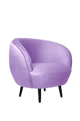 заказать Мягкое кресло Small Benee Purple на черных ножках