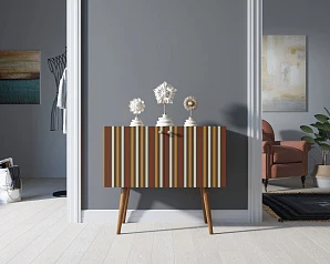 Комод на высоких ножках "Berber" малый принт 20 арт BB13/Print_20 в интернет-магазине