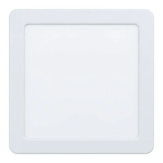 99163 Светодиодный встраиваемый светильник FUEVA 5, 11W (LED), 166х166, ET26, 1350lm, 3000K, сталь, белый на заказ
