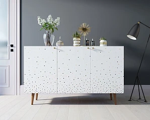 купить Комод "Berber" три дверки 15 принт арт BB01/Print_15 в интернет-магазине