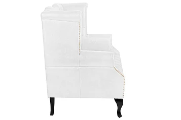 красивый Кожаный дизайнерский диван лофт Royal Sofa White в интернет-магазине