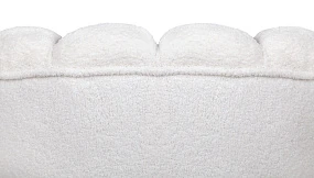 купить Низкое кресло ракушка Pearl цвет белый