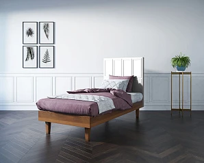 красивые Кровать "Andersen" 120х190 см арт AN120WH на заказ