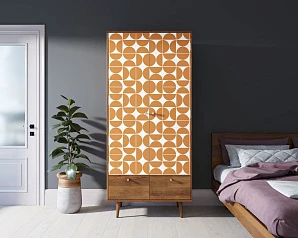 купить Шкаф двухстворчатый "Berber" принт 14 арт BB16/Print_14 в интернет-магазине