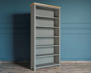 фото Стеллаж "Jules Verne" открытый в сером цвете арт JV03ETGG в интерьере