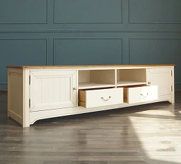 Бежевая консоль "Olivia" под TV удлиненная арт GC3006С на заказ