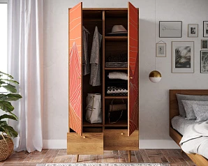 заказать Шкаф двухстворчатый "Berber" принт 49 арт BB16/Print_49 в интернет-магазине