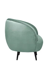 заказать Мягкое кресло Small Benee Green на черных ножках
