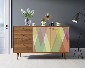 Комод "Berber" с двумя дверками и ящиками 16 принт арт BB05/Print_16 на заказ в интернет-магазине