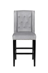 заказать Дизайнерский барный стул Skipton Grey Velvet в интернет-магазине