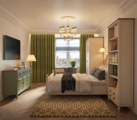 купить Кровать в стиле Прованс "Odri" 160х200 см арт 2141/16