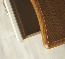 фото Бежевый комод Leontina (4 ящика) арт ST9335 в интерьере