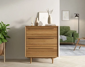 фото Комод в Скандинавском стиле "Bruni" на три ящика арт BR07