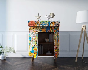 красивые Комод "Berber" большой принт 1 арт BB12/Print_01 на заказ