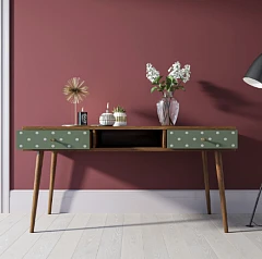 фото Стол рабочий "Berber" принт 12 арт BB18/Print_12 в интерьере