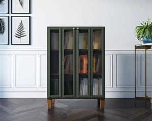 красивый Шкаф-буфет "Andersen" малый с рифлеными стеклами арт AN18/1 в интернет-магазине