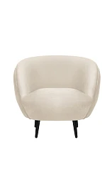 заказать Мягкое кресло Small Benee Beige на черных ножках