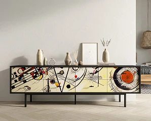 фото Комод с восемью ящиками "Emerson" by Kandinsky арт EM03/Print_01 в интерьере