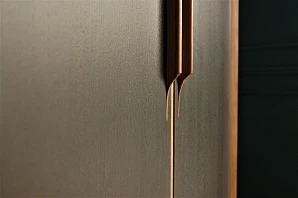 купить красивый Шкаф двустворчатый  "Bruni Black" с двумя ящиками арт BR27/2Black в интернет-магазине