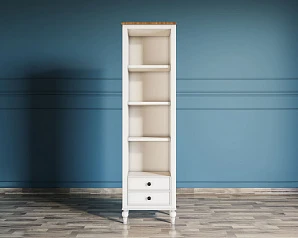купить Узкий стеллаж "Odri" с ящиками в стиле Прованс арт od2130L