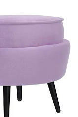 купить Пуф Pearl Adorn Purple на черных ножках