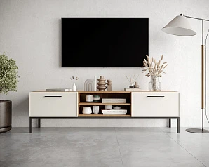 купить красивый Комод "Nicole" с нишей низкий под TV NR27 в интернет-магазине