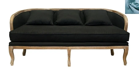 купить красивые Диван ретро Nora голубой в интернет-магазине